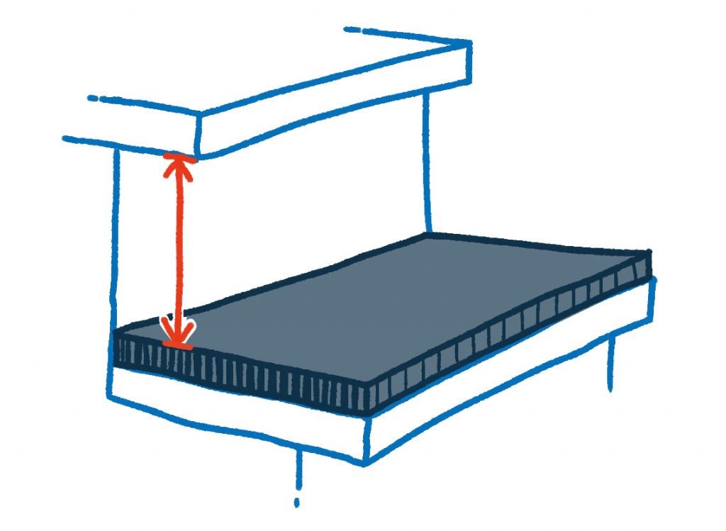 Treppe renovieren: Setzstufe ausmessen