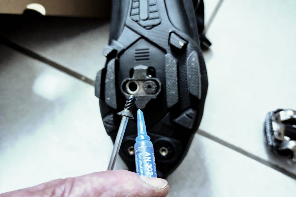 Secure bike cleats with WEICON Threadlocking