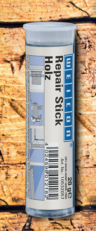 WEICON Repair Stick Holz zur Reparatur eines Schrank-Scharniers