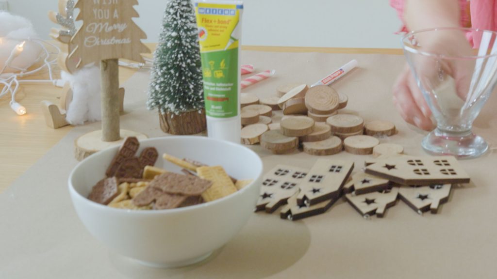 DIY-Bastenaleitung für eine weihnachtliche Dekoschale