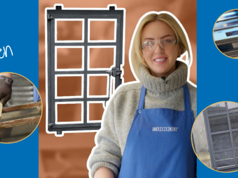 Scheunenfenster entrosten