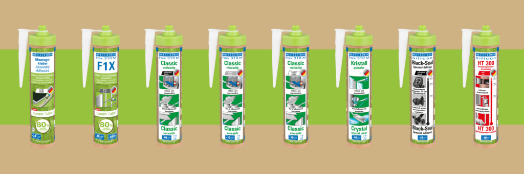 Products in sustainable packaging